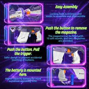 Kamaso Automatic Toy Sniper Gun – Battery Powered Blaster for Kids