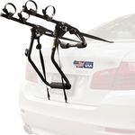 Saris Guardian Trunk 2-Bike Rack - Foldable and Compact, American-Made Steel, Easy Assembly, Secure Bike Transit, Fits Most Sedans, Hatchbacks, Vans for 2 Bikes up to 35 lbs. Each