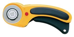 Olfa RTY-2DX Deluxe Rotary Cutter, 45 mm, Yellow