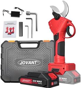 Electric Pruning Shears, Electric Pruner 30mm Cutting Diameter,Electric Secateurs,Electric Pruners Cordless with 1pcs 2Ah Rechargeable Batteries&Replacement Blades Set Battery Powered Pruning Shears