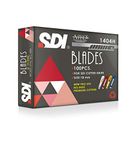 SDI 1404H Snap Off Cutter Blades, 18 Mm Quality Carbon Steel Blades, Pack of 100 Pc