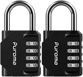 Puroma 2 Pack Combination Lock 4 Di