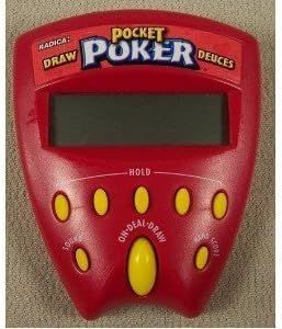 Pocket Poker Draw and Deuces 2 in 1 Handheld Game (1999 Edition)