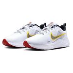 Nike Women's Downshifter 12 Shoes, White, Yellow, red, Blue, Black, 6.5 UK