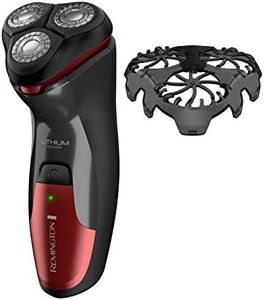 Remington WETech Rotary Shaver, Lithium Powered Electric Razor, PR1385 R800 Series, Colors May Vary - Red or Black