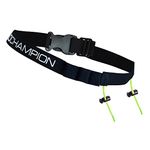 Adjustable Elastic Triathlon, Marathon, Running Sports Number Gel Loop Belt with Clip Fastening - Stretch Fit & Comfortable. No Pins Needed (1)