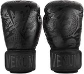 VENUM "Dragon" Boxing Gloves, Black/Black