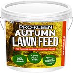 Pro-Kleen Autumn Lawn Feed Fertiliser - Encourages Grass Green Up & Prevents Lawn Disease - Covers up to 100m2 - Lasts up to 6 Weeks 2.5kg