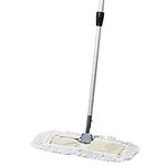 Tidy Tools 18 Inch Dust Mop - Industrial Strength Floor Mop with Extendable Handle and Frame - Cleaning Supplies for Hardwood Tile Laminate Floor Cleaning (18 X 5 Inch)