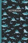 Shark Notebook: Shark Pattern Sketching, Sketch Drawing, Notebook For Men, Women, Girls, Boys And Kids