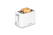 Russell Hobbs 16600 2-Slice Pop Up Toaster | 700 Watts Power | Inbuilt Bun Warmer | Variable Browning Control (7 Settings) | Anti-Jam, Pop-Up & Cancel Functions Removable Crumb Tray | 2-Year Warranty