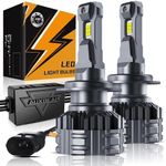 Auxbeam H7 Fog Light, F22 Series H7 Powersports, 6500K 110W 24000LM 700% Brighter Light For UTV ATV Offroad Vehicles, May Need Adapters