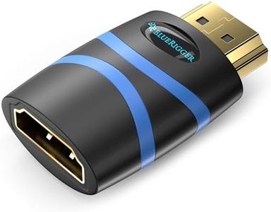 BlueRigger HDMI CEC Less Adapter - 4 Pack (4K UHD, ARC, Ethernet, Male to Female HDMI CEC Blocker) - Compatible with HDTV, TV Stick, Chromecast, Nintendo Switch, Xbox, PS5, PC, Soundbar