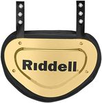 Riddell unisex adult Back Plate, Gold, Large US