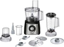 Bosch MultiTalent 3 MCM3501MGB Compact 800 W Food Processor - Black & Stainless Steel