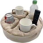 Couch and Bed Cup Holder Pillow, So