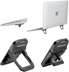 Nillkin Computer Keyboard Stand for Desk with 3 Adjustable Angles, Flip Keyboard Riser Feet for Most Keyboards, Laptop Stand for MacBook, Dell, HP and Other 10-17 Inches Laptop, Black