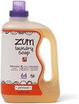 Indigo Wild Zum Clean Laundry Soap - Plant-Based Liquid Laundry Soap - Contains Baking Soda, Essential Oils & Saponified Coconut Oil - Patchouli Scent - 64 fl oz