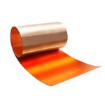 Uxney Copper Tape Copper Sheet Roll, Copper Sheet 1000 x 200 x 0.3 mm, Applicable for Various Home Repair and DIY Projects