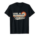 Level 12 Complete 12th Wedding Anniversary for Husband Wife T-Shirt