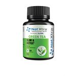 Natxtra Green Tea | Detox & Slim Support | Natural Green Tea Extract | Boosts Energy, Fights Aging, Promotes Weight Loss | 60 Vegan Capsules