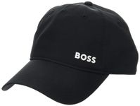 BOSS Men's Faded Logo Baseball Cap, Pepper Black, One Size