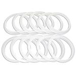 County Line Kitchen Reusable Silicone Seals for Ball Plastic Mason Jar Lids - Wide Mouth, 12 Pack