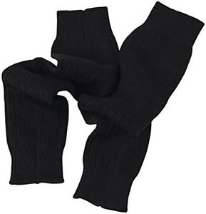 Cashmere Boutique: 100% Pure Cashmere Leg Warmers (Color: Black, Size: One Size)