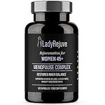 Menopause Tablets for Women | 60 Capsules | Menopause Supplements | Includes Vitamins & Minerals B6, B12, Ginseng, Sage Leaf & Zinc | Natural Hot Flush & Hormonal Balance Health Support