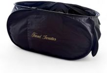 Travel Fanatics Collapsible Laundry Basket with Upgraded 420D Nylon - Foldable Laundry Basket Organizer with 3 Interchangeable Sections