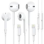 2 Packs - Wired Earbuds for iPhone 