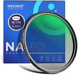 NEEWER 43mm Polarizer Filter, 24 Layer Multi Resistant Nano Coated MC CPL Circular Polarizing Filter with HD Optical Glass/Ultra Slim for Camera Lens, Reduce Reflection/Enhance Contrast/Reduce Glare