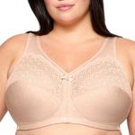 Glamorise Full Figure Plus Size MagicLift Moisture Control Bra Wirefree #1064
