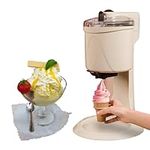 KYZTMHC Soft Ice Cream Maker Machine for Home Ice Cream Machine from Fruit Soft Serve Ice Cream Machine Vegan Snow Cone Ice Cream Machine