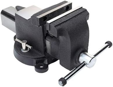 Yost Vises 904-AS All Steel Combination Vise | 4 Inch Jaw Width Pipe and Bench Vise |Secure Grip with Swivel Base | Made of Structural Cast Steel | Black