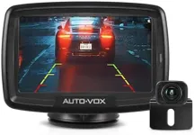 AUTO-VOX CS-2 Wireless Backup Camera with 4.3" Car Monitor, Easy Install Stable Digital Signal Back Up Camera System, Super Night Vision Reverse Cam for Truck, SUV, Van, Trailer