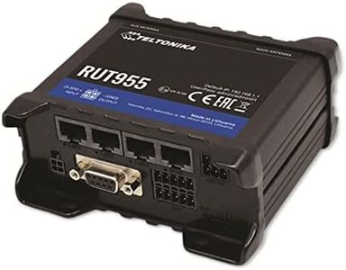 Teltonika RUT955 LTE 4G Router, Nero, 80 x 106 x 46 mm
