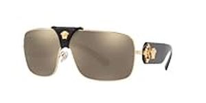 Versace Man Sunglasses Gold Frame, 