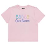 Care Bears Ladies Ribbed Shirt - Ladies Classic Fitted Ribbed Tee - Cheer Friend Funshine Good Luck Tee, Light Pink, X-Large