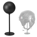 JOOM Helmet Stand Metal, Rotation Metal Stand Desktop Hanger Rack Helmet Stand Display for Motocycle Helmet, Caps,Hat, and Rugby Helmet