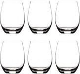 Stemless Wine Glasses(Set of 6)-540ml, 19 oz Crystal Wine Cups for Red or White Wine,Large Water Juice Glasses,No Stem Glass Beverage Cups,Clear Drinking Tumblers for Any Occasion