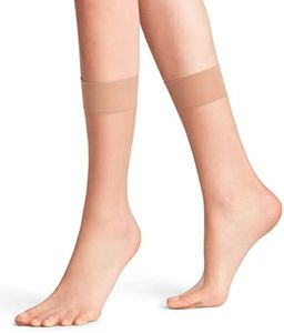 FALKE Women Shelina 12 Denier Crew Cut W 1 Pair, Beige (Sun 4299), 5-7.5