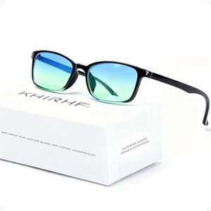 Khirhf Color Blind Glasses for Men, Color Vision Deficiency Correcting & Enhancing Glasses for Red-Green Colour Blindness | Indoor & Outdoor Use