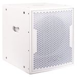 Sound Town CARME Series 1000W 15" Powered PA Subwoofer with DSP, Birch Plywood, White (CARME-15SWPW)
