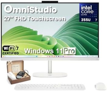 HP OmniStudio 27" Touch All-in-One Desktop Computer, 32 GB RAM, 1 TB SSD