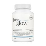 Just Glow TMG Trimethylglycine 1000mg Per Serving, 200 Veggie Capsules - Betaine Anhydrous Supplement - Made in Canada