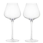 Extra Large Wine Glasses 30 OZ Set of 2, Crystal Lead-Free Long Stem Burgundy Red or White Wine Large Bowl Glass, Shatter Resistant, Perfect Gifts for Christmas Anniversary Birthday Dishwasher Safe