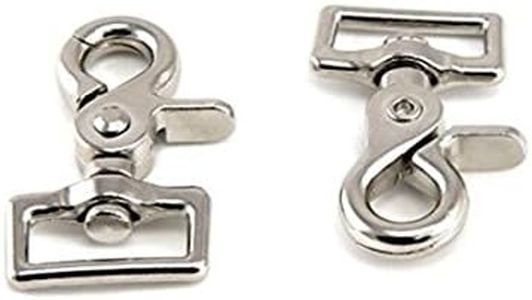 2 Pack 1" Stainless Steel Scissor Swivel Trigger Snaps - Rein Snaps - Horse Tack Snaps