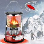 Kerosene Heater, Kerosene Stove Heater, Kerosene Heaters for Indoor/Outdoor use, Stainless Steel Oil Emergency Heater, Portable Small Kerosene Heater for Camping (4.5L, Sust16-21 hrs)