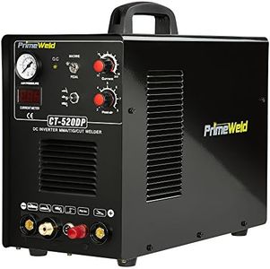 PRIMEWELD CT520DP Pilot Arc 50A Plasma Cutter /200A Tig/Stick Welder with Stick Aluminum Feature